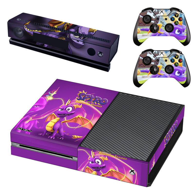 Spyro Reignited Trilogy Game Skin Sticker For Xbox One Design 2