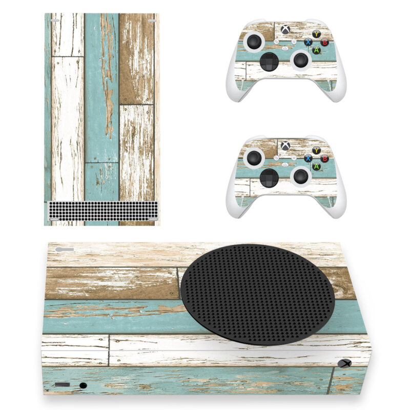 Old Wood Planks Skin Sticker For Xbox Series S And Controllers