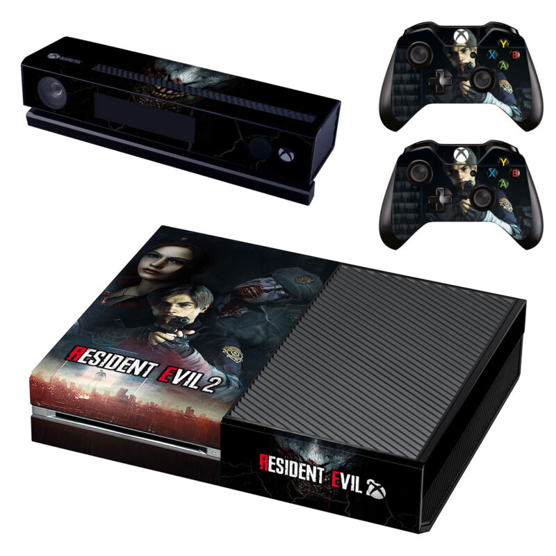 Resident Evil 2 Game Xbox One Skin Sticker Design 2