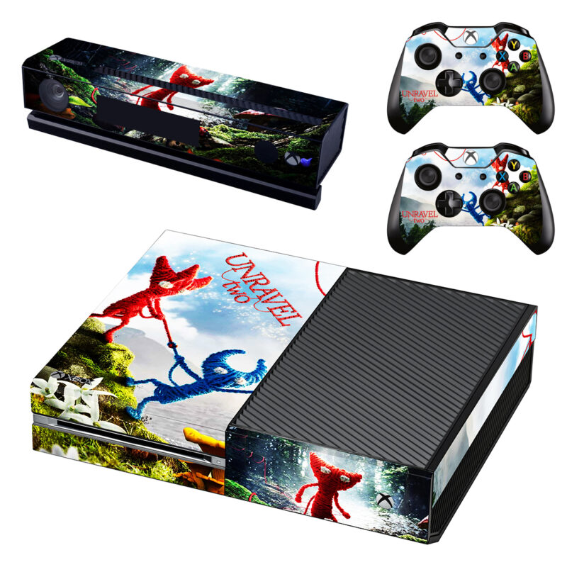 Unravel Two Game Skin Sticker For Xbox One Design 3