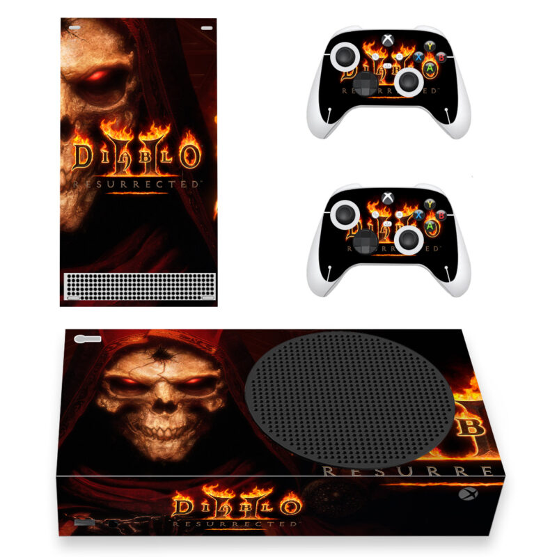 Diablo II: Resurrected Game Skin Sticker For Xbox Series S And Controllers