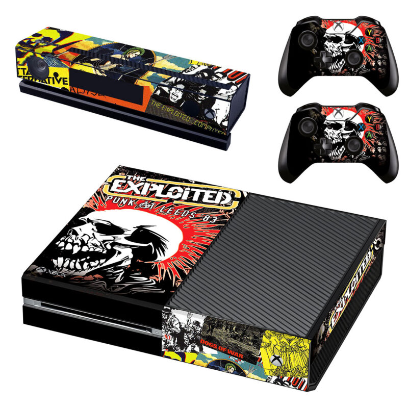 The Exploited Punks At Leeds '83 Xbox One Skin Sticker