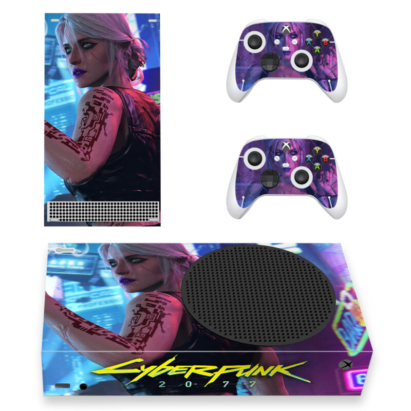 Cyberpunk 2077 Game Skin Sticker For Xbox Series S And Controllers Design 10