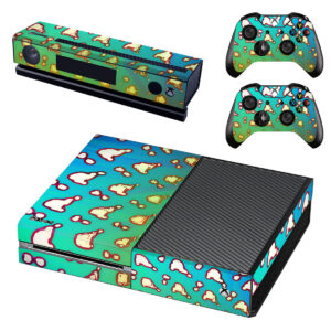 Seamless Chicken Leg Vector Pattern Xbox One Skin Sticker