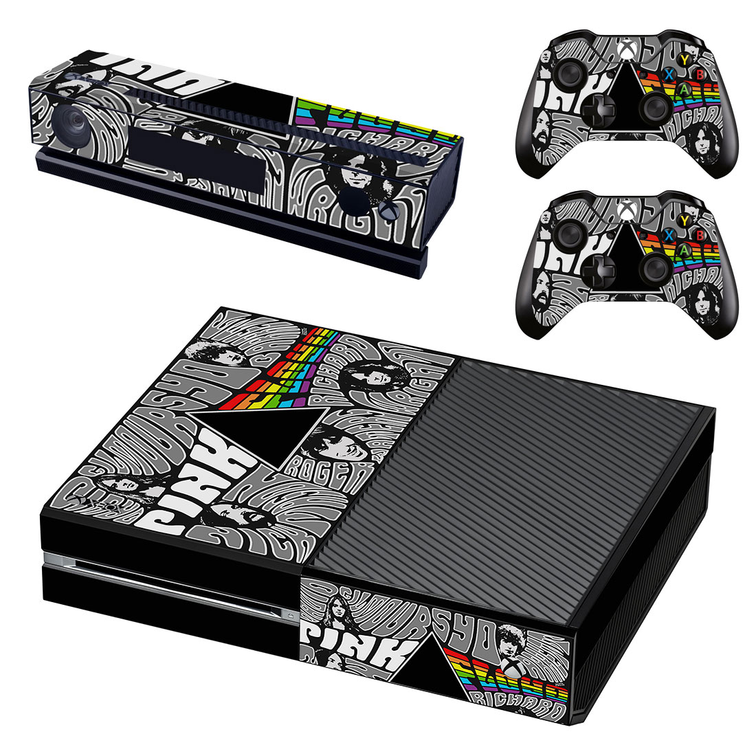 Pink Floyd Rock Band Designer Art Xbox One Skin Sticker