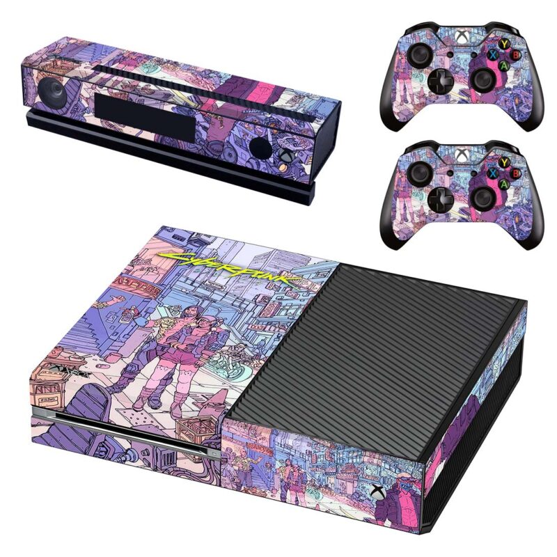 Cyberpunk 2077 Game Skin Sticker For Xbox One Design 7