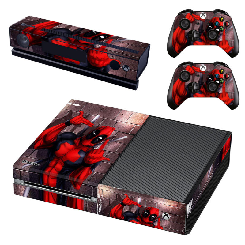 Deadpool Xbox One Skin Sticker Design 3