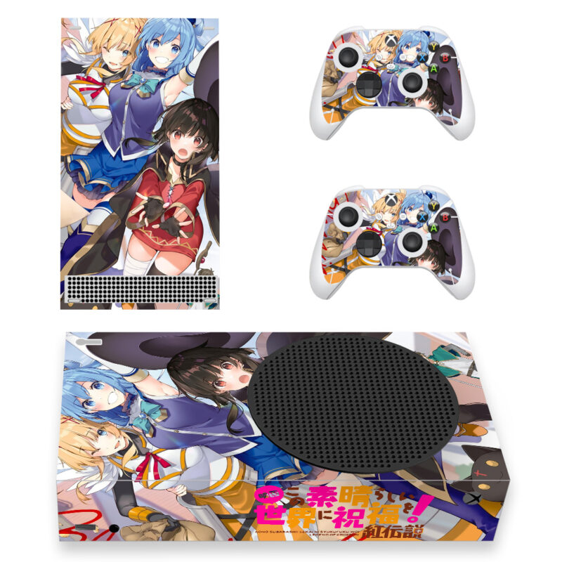 Konosuba: God's Blessing On This Wonderful World! Skin Sticker For Xbox Series S And Controllers Design 2