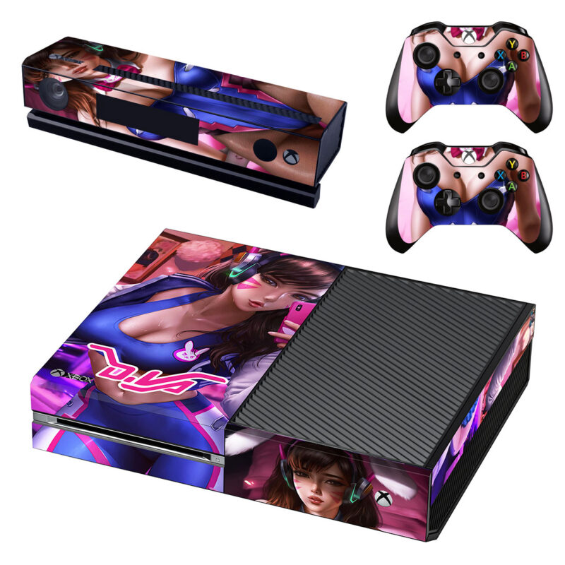 Overwatch D.Va Skin Sticker For Xbox One Design 1