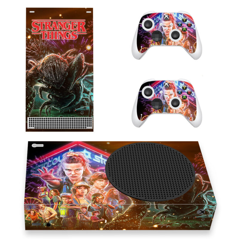 Stranger Things 3 Skin Sticker For Xbox Series S And Controllers