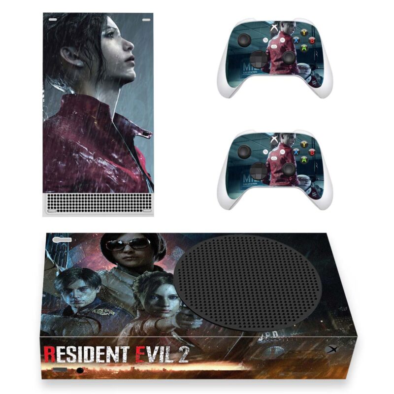 Resident Evil 2 Game Skin Sticker For Xbox Series S And Controllers Design 5