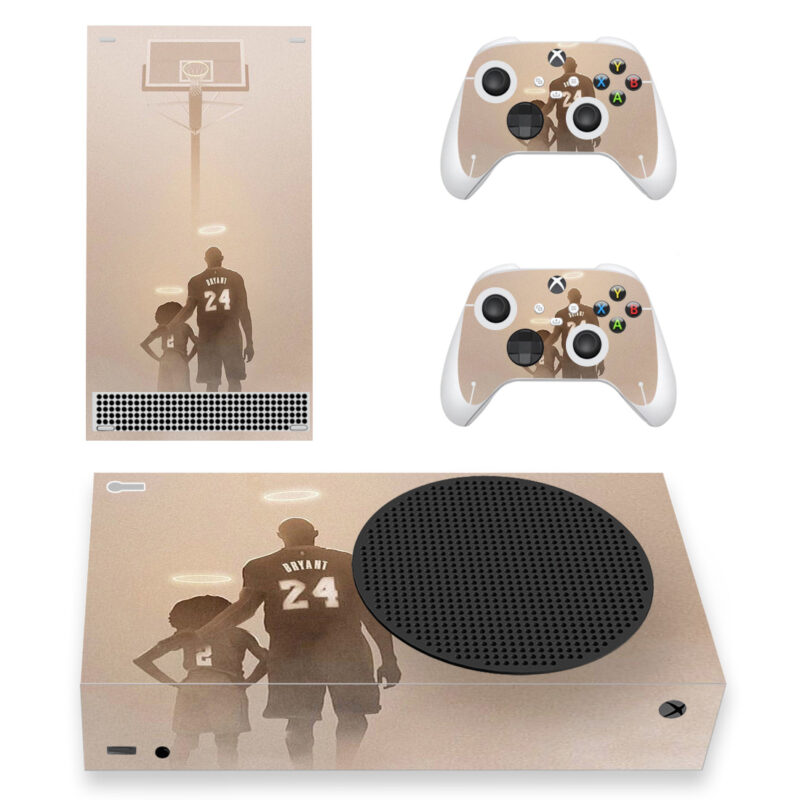 Kobe Bryant And Gianna Maria Artwork Skin Sticker For Xbox Series S And Controllers