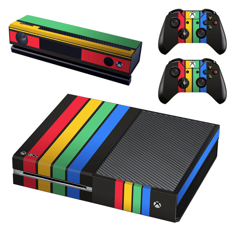 Rainbow Line Perspective Xbox One Skin Sticker