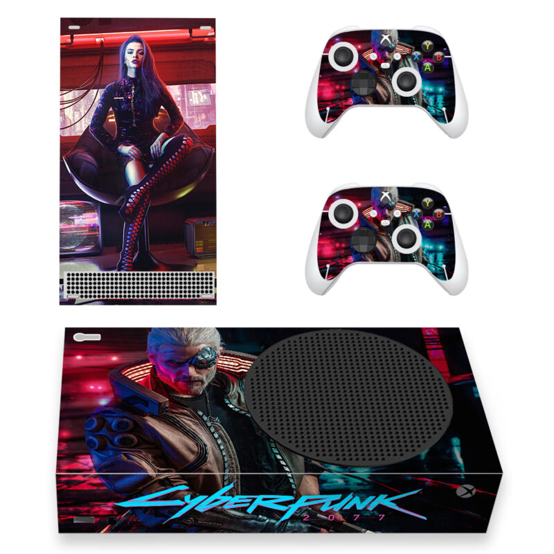 Cyberpunk 2077 Game Skin Sticker For Xbox Series S And Controllers Design 12