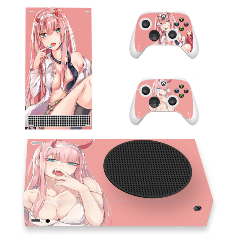 Zero Two Lewd Skin Sticker For Xbox Series S And Controllers