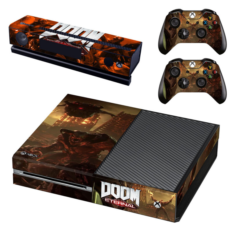 Doom Eternal Game Skin Sticker For Xbox One