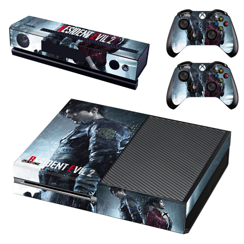 Resident Evil 2 Skin Sticker For Xbox One Design 1