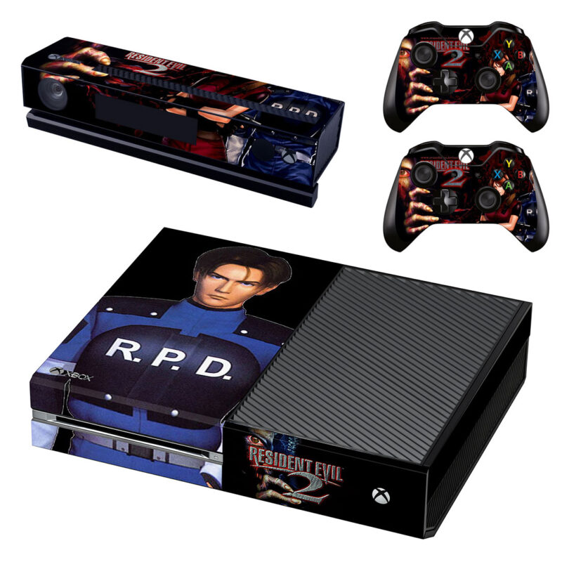 Resident Evil 2 Game Skin Sticker For Xbox One Design 1