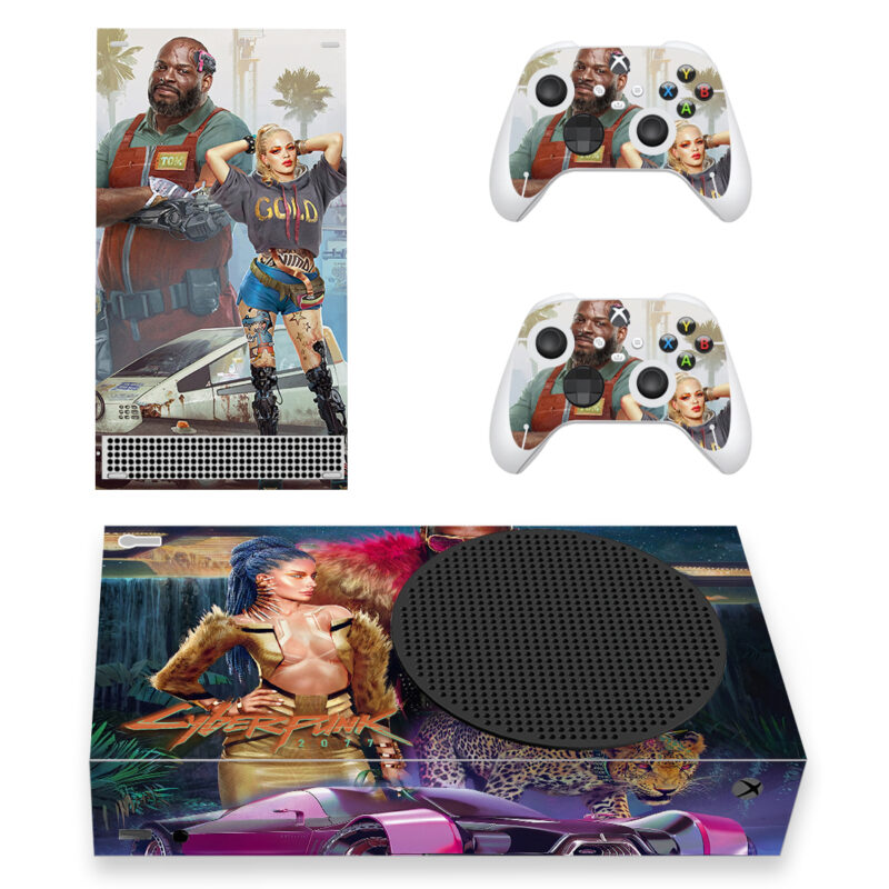 Cyberpunk 2077 Entropism Skin Sticker For Xbox Series S And Controllers