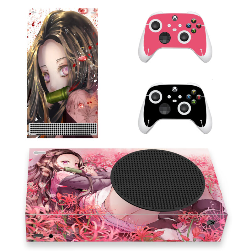 Demon Slayer: Kimetsu No Yaiba Series Skin Sticker For Xbox Series S And Controllers Design 5