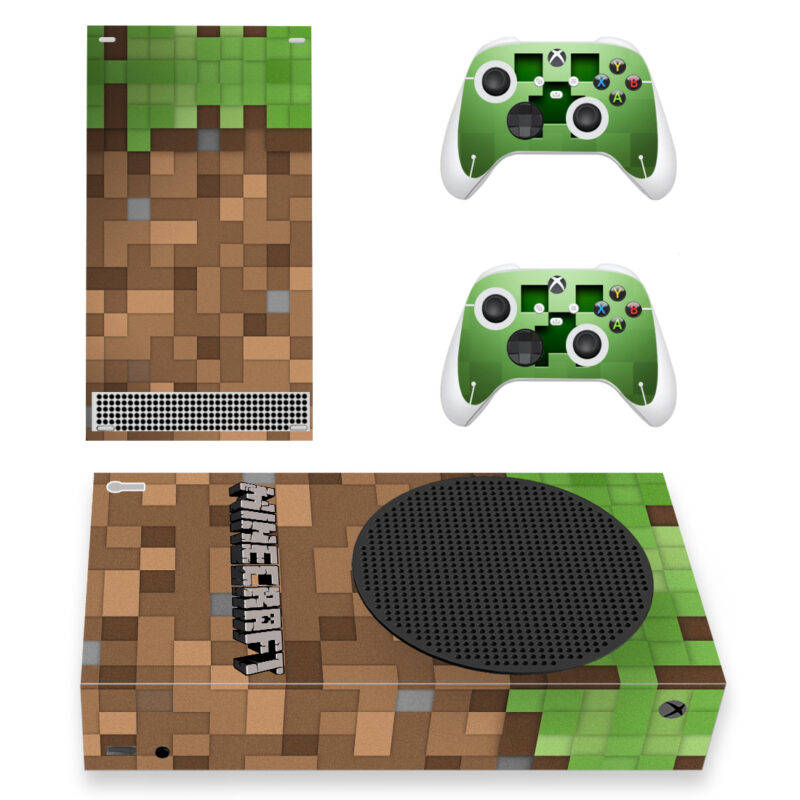 Minecraft Game Skin Sticker For Xbox Series S And Controllers Design 1