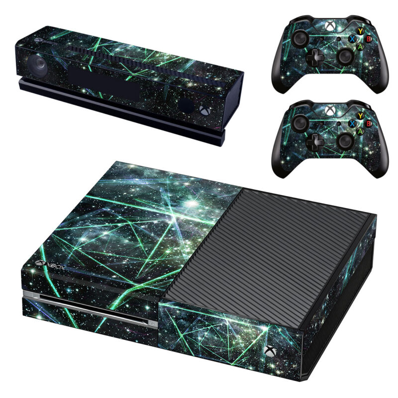 Abstract Galaxy Stars Illustration Line Xbox One Skin Sticker