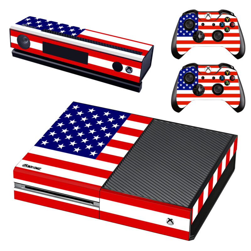 Flag Of The United States Skin Sticker For Xbox One Design 1