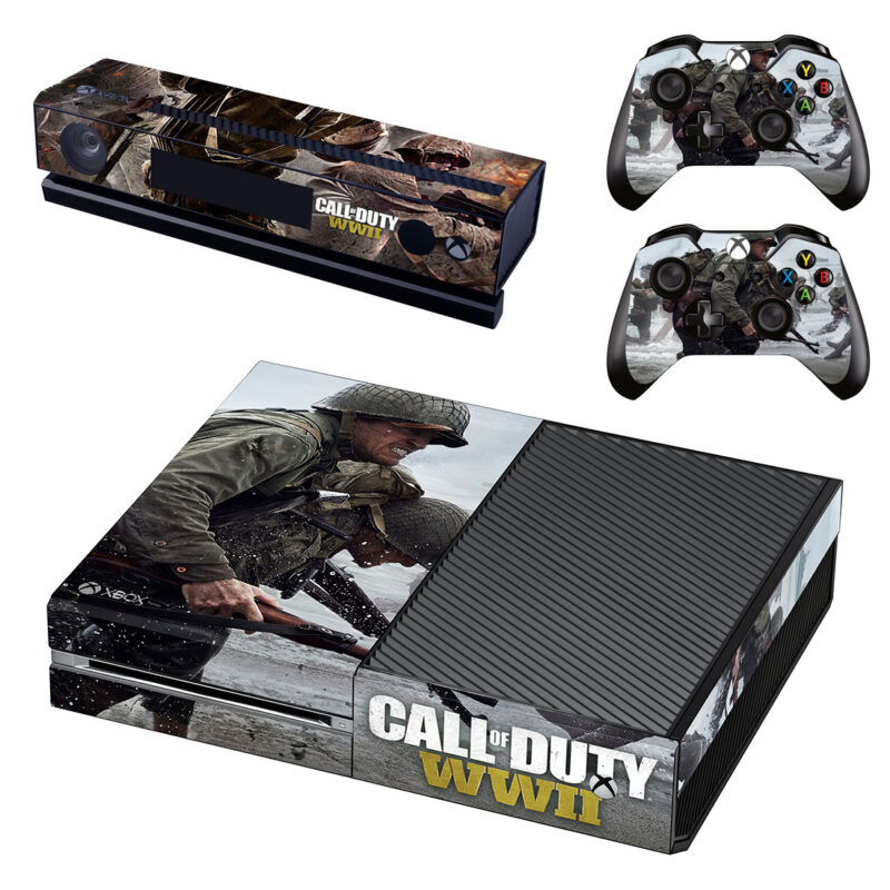 Call Of Duty: WWII Game Skin Sticker For Xbox One Design 1