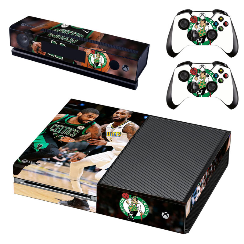 Boston Celtics And Kyrie Irving With Lebron James Skin Sticker For Xbox One