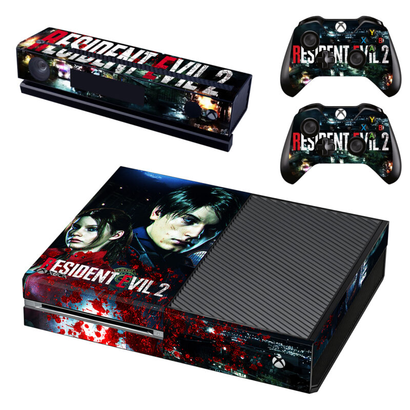 Resident Evil 2 Game Skin Sticker For Xbox One Design 4