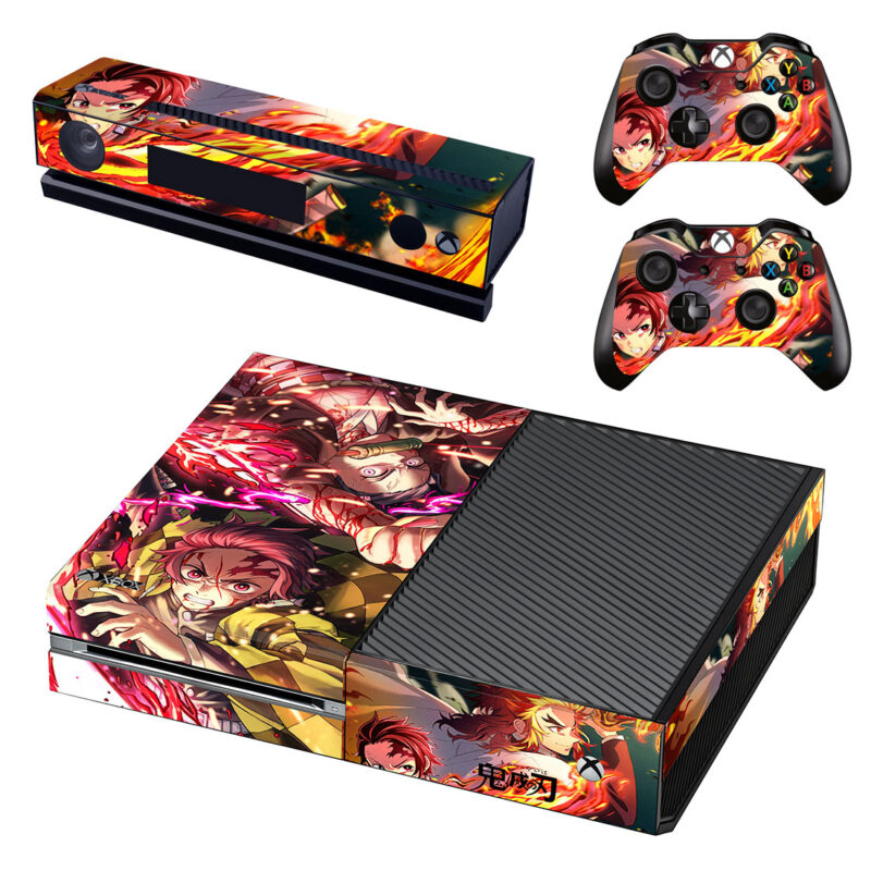 Demon Slayer: Kimetsu No Yaiba Xbox One Skin Sticker Design 1