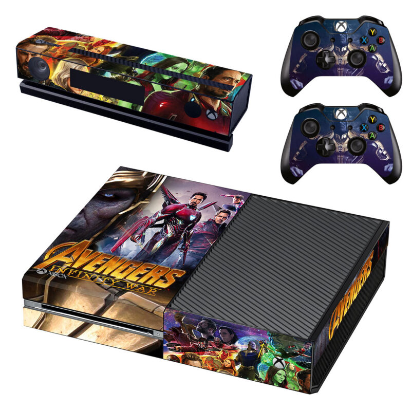 Avengers: Infinity War Skin Sticker For Xbox One Design 4