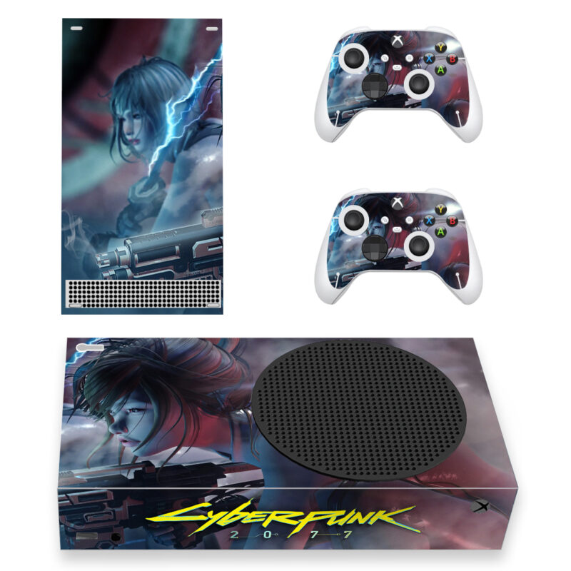 Cyberpunk 2077 Game Skin Sticker For Xbox Series S And Controllers Design 11