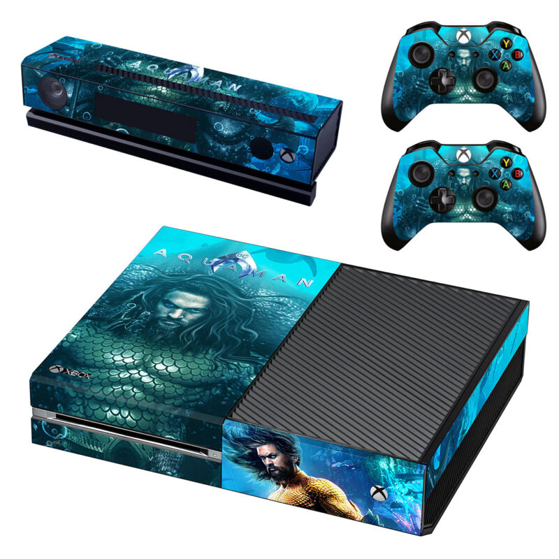 Aquaman Movie Skin Sticker For Xbox One Design 1