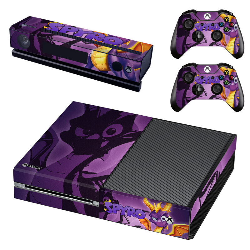 Spyro Game Skin Sticker For Xbox One Design 2