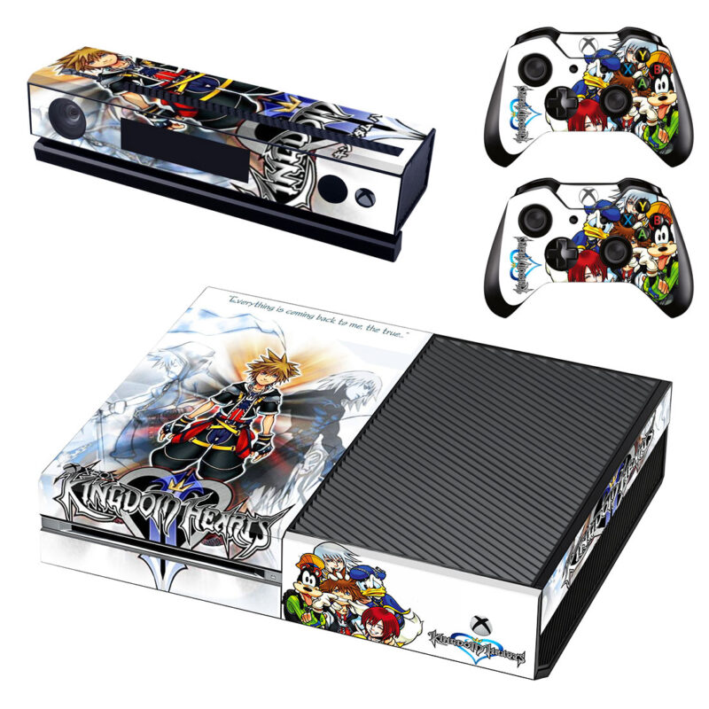 Kingdom Hearts II Game Characters Skin Sticker For Xbox One