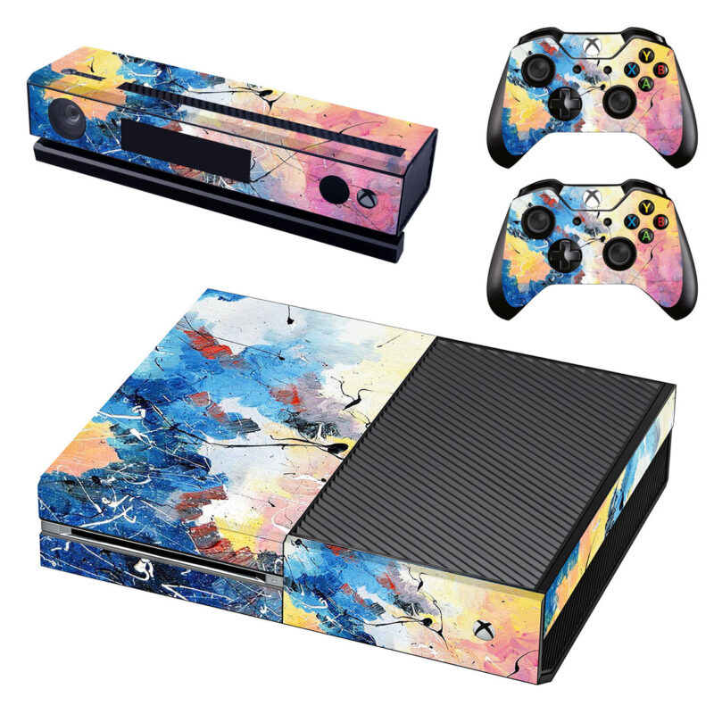 Abstract Oil Painting Art Xbox One Skin Sticker