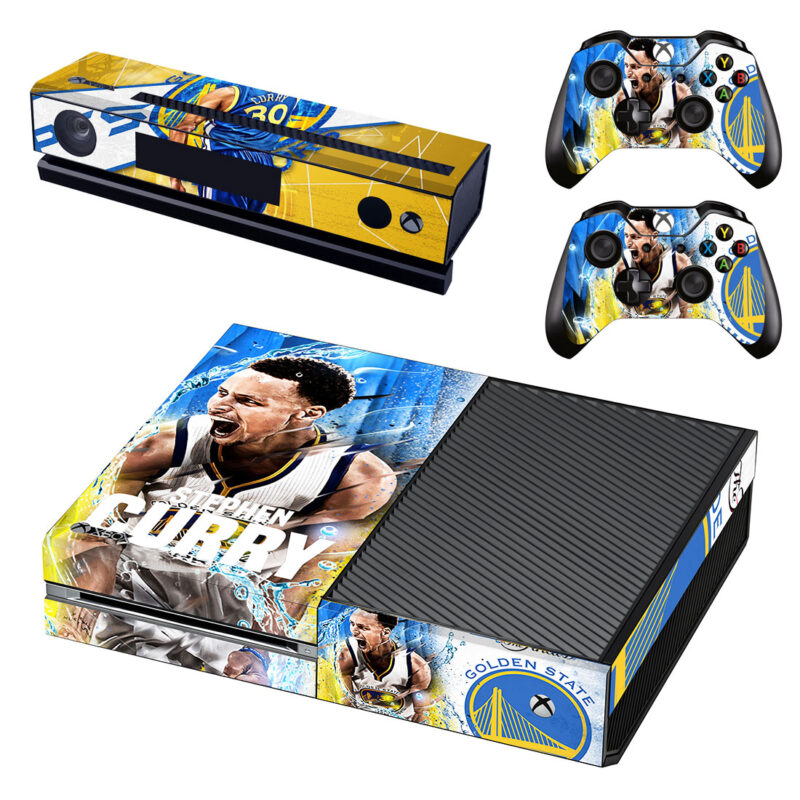 Golden State Warriors Stephen Curry Skin Sticker For Xbox One