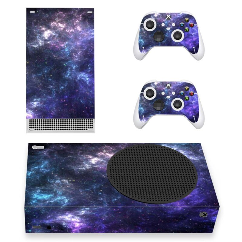 Aesthetic Space Nebula Galaxy Skin Sticker For Xbox Series S And Controllers