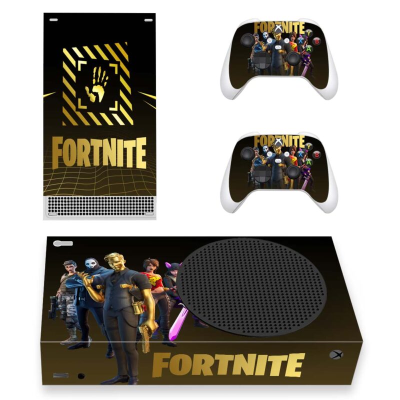 Fortnite Game Skin Sticker For Xbox Series S And Controllers Design 1