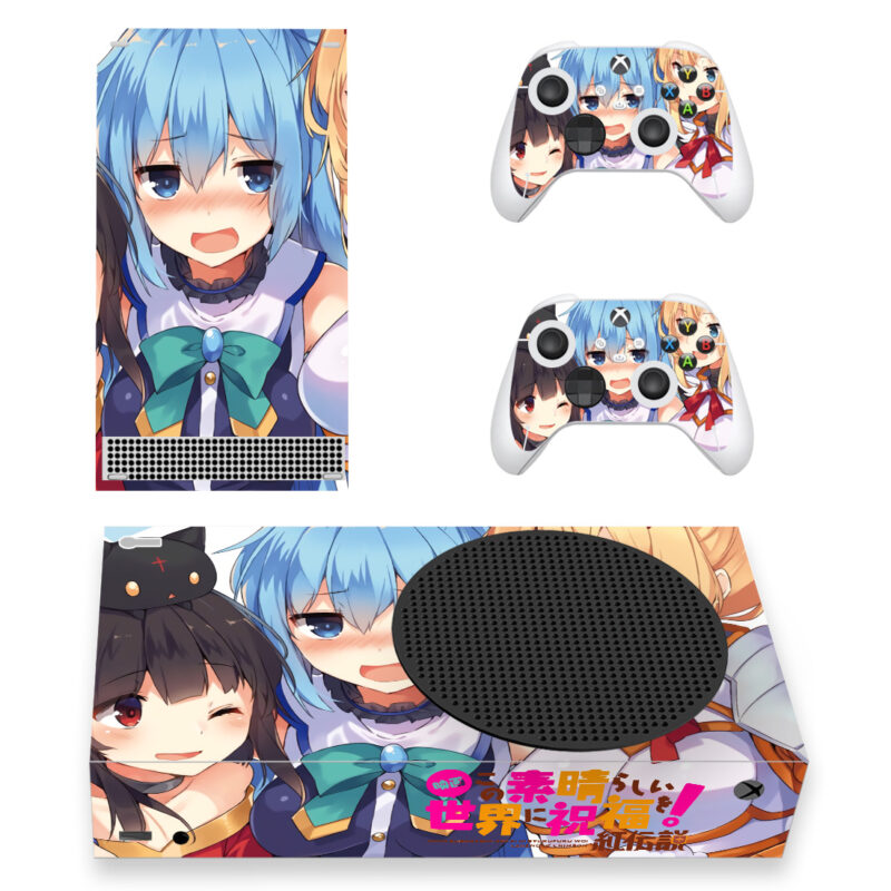 Konosuba: God's Blessing On This Wonderful World! Skin Sticker Decal for Xbox Series S