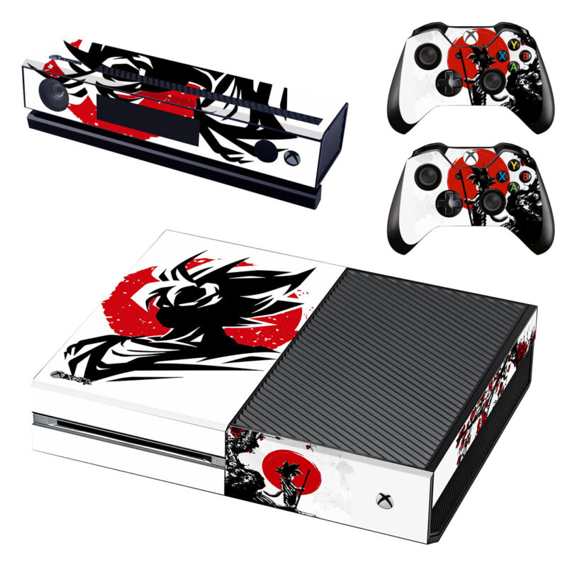 Fils Goku Silhouette Art Xbox One Skin Sticker