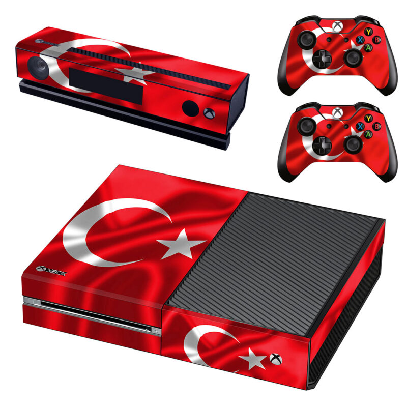 Flag Of Turkey Xbox One Skin Sticker