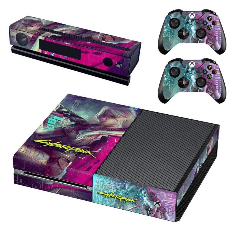 Game Cyberpunk 2077 Xbox One Skin Sticker Design 3