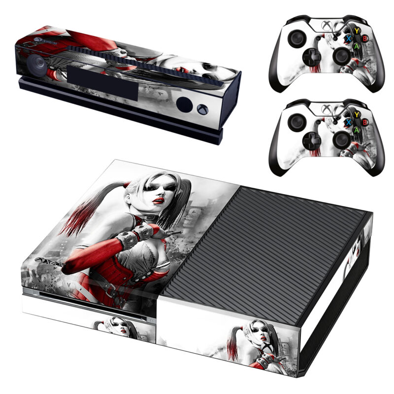 Harley Quinn Gothic Art Xbox One Skin Sticker