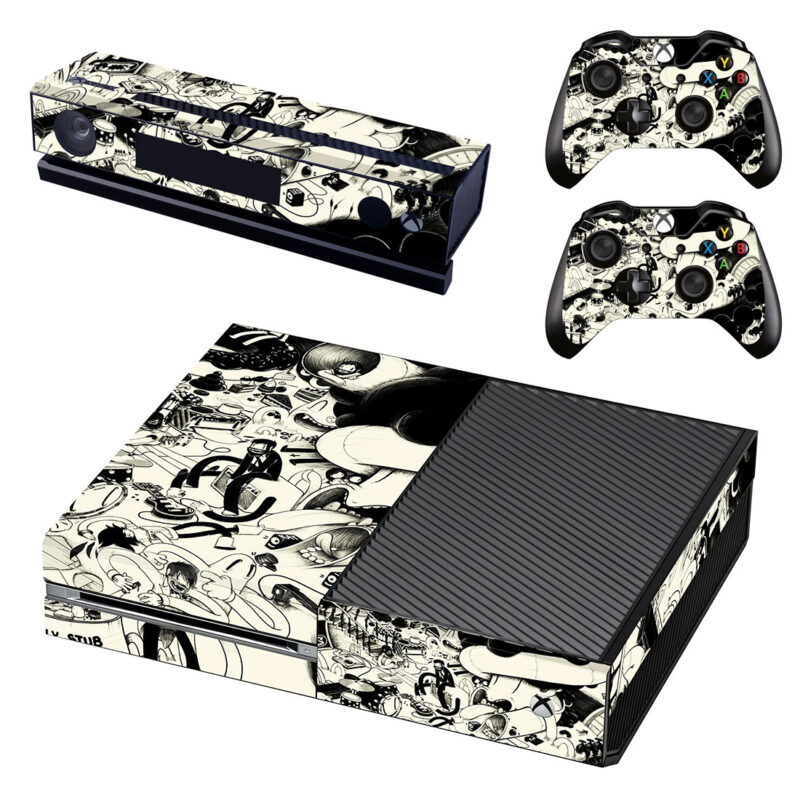 Matthieu Bessudo Illustrator Art Xbox One Skin Sticker