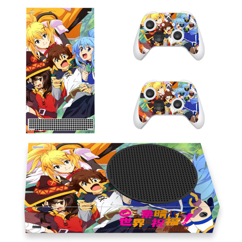 Konosuba: God's Blessing On This Wonderful World! Skin Sticker For Xbox Series S And Controllers