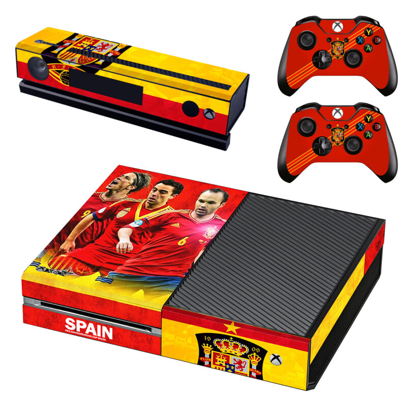 Spain FIFA Confederations Cup Brazil 2013 Skin Sticker For Xbox One