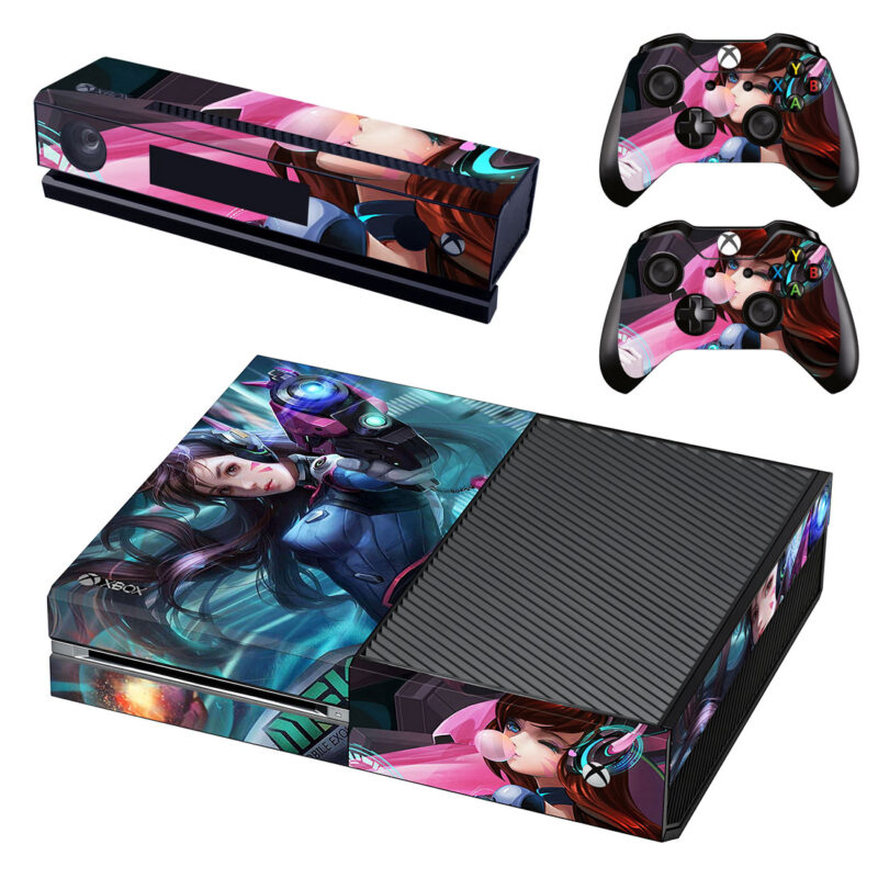 Overwatch D.Va Xbox One Skin Sticker Design 3