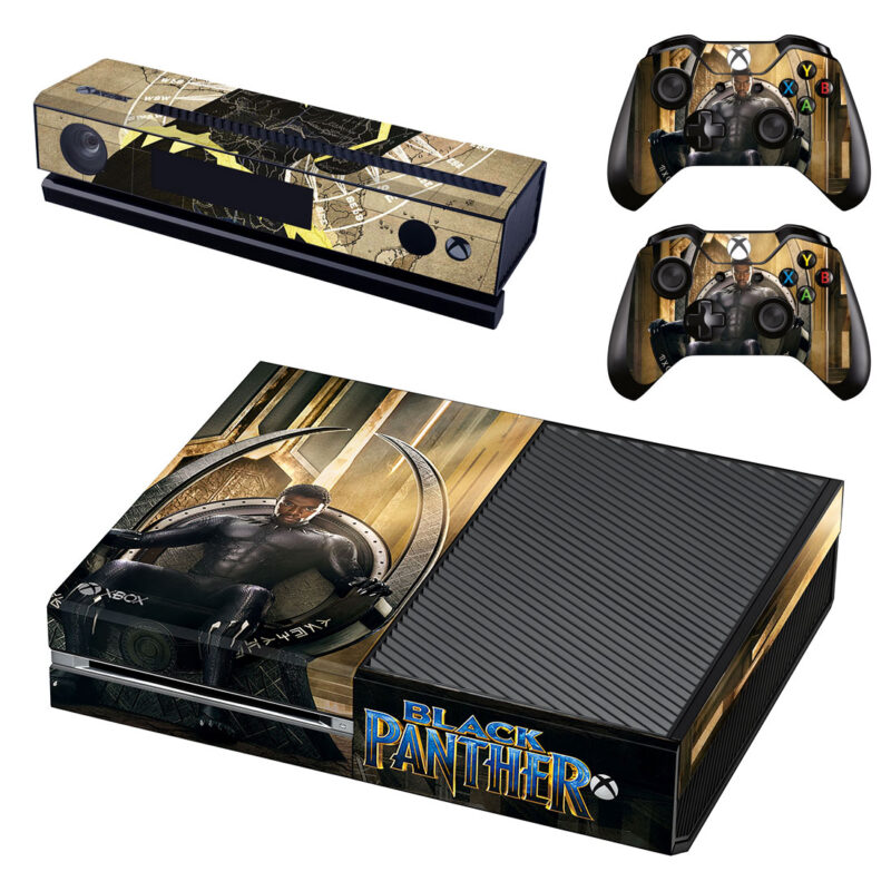 Black Panther Xbox One Skin Sticker Design 1